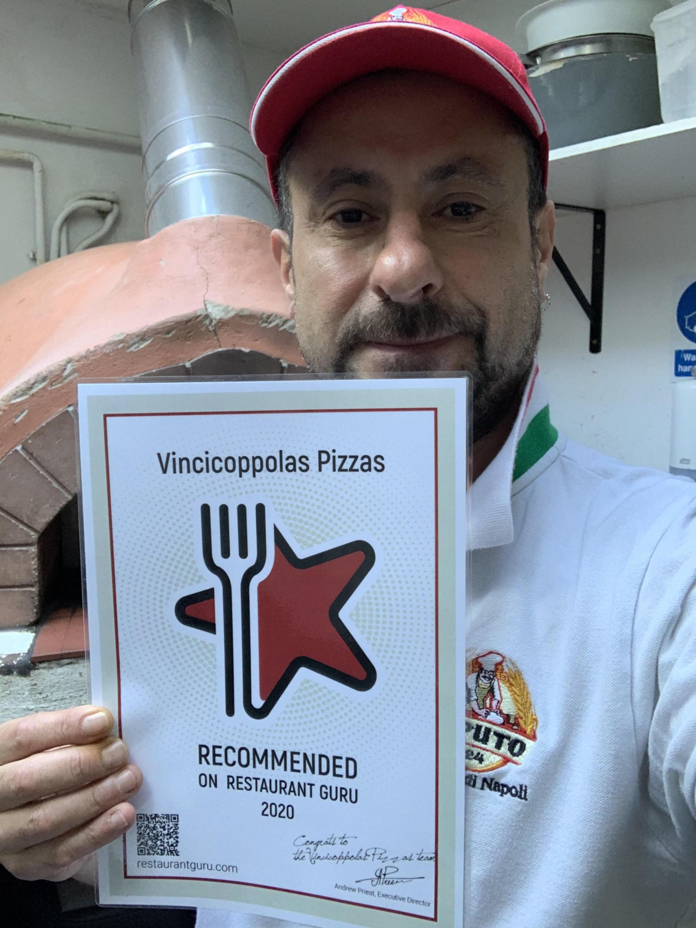 Vincicoppolas Pizzas award