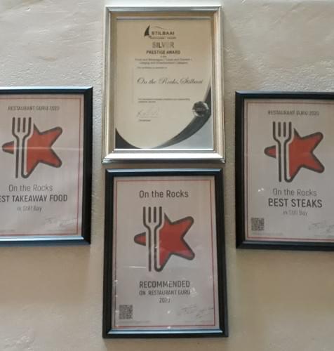 On the Rocks Steakhouse & Seafood Restaurant award